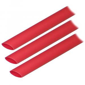 Ancor Adhesive Lined Heat Shrink Tubing (ALT) - 1/2&quot; x 3&quot; - 3-Pack - Red [305603]