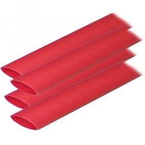 Ancor Adhesive Lined Heat Shrink Tubing (ALT) - 3/4&quot; x 12&quot; - 4-Pack - Red [306624]