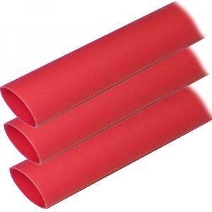 Ancor Adhesive Lined Heat Shrink Tubing (ALT) - 1&quot; x 12&quot; - 3-Pack - Red [307624]