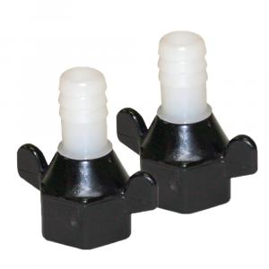 Shurflo by Pentair 1/2&quot; Barb x 1/2&quot; NPT-F Hex/Wingnut Straight Fitting (Pair) [94-181-04]