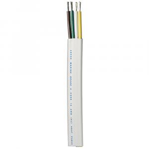 Ancor Trailer Cable - 16/4 AWG - Yellow/White/Green/Brown - Flat - 300' [154030]