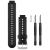 Garmin Replacement Watch Bands - Black &amp; Gray Silicone [010-11251-86]