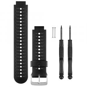 Garmin Replacement Watch Bands - Black &amp; Gray Silicone [010-11251-86]