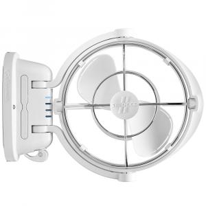 SEEKR by Caframo Sirocco II 3-Speed 7&quot; Gimbal Fan - White - 12-24V [7010CAWBX]