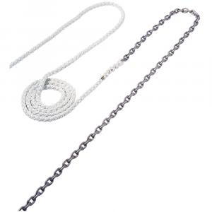 Maxwell Anchor Rode - 15-1/4&quot; Chain to 150-1/2&quot; Nylon Brait [RODE38]