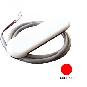 Shadow-Caster Courtesy Light w/2' Lead Wire - White ABS Cover - Cool Red - 4-Pack [SCM-CL-CR-4PACK]