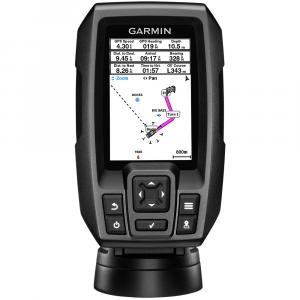 Garmin STRIKER 4 Fishfinder Worldwide Version w/77/200kHz - 4-Pin Transducer w/Transom &amp; Trolling Motor Mounts [010-01550-01]