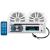 Boss Audio MCK508WB.6 Marine Stereo  6.5&quot; Speaker Kit - White [MCK508WB.6]