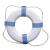 Taylor Made Decorative Ring Buoy - 25&quot; - White/Blue - Not USCG Approved [373]
