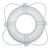 Taylor Made Foam Ring Buoy - 24&quot; - White w/White Grab Line [361]