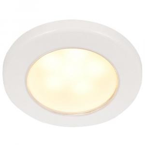 Hella Marine EuroLED 75 3&quot; Round Screw Mount Down Light - Warm White LED - White Plastic Rim - 24V [958109111]