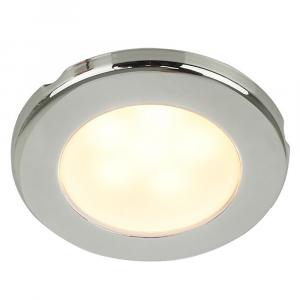 Hella Marine EuroLED 75 3&quot; Round Screw Mount Down Light - Warm White LED - Stainless Steel Rim - 24V [958109121]