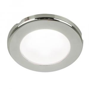 Hella Marine EuroLED 75 3&quot; Round Screw Mount Down Light - White LED - Stainless Steel Rim - 12V [958110021]