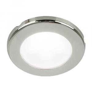 Hella Marine EuroLED 75 3&quot; Round Screw Mount Down Light - White LED - Stainless Steel Rim - 24V [958110121]