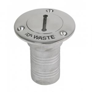 Whitecap Tapered Hose Deck Fill - 1-1/2&quot; - Waste [6126SC]