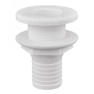 Attwood Plastic Thru-Hull Fitting - 1-1/2&quot; - White [3875-3]