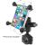 RAM Mount RAM Torque 3/4&quot; - 1&quot; Diameter Handlebar/Rail Base with 1&quot; Ball, Short Arm and X-Grip for Phones [RAM-B-408-75-1-A-UN7U]