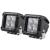 HEISE 4 LED Cube Light - Flood - 3&quot; - 2 Pack [HE-HCL22PK]