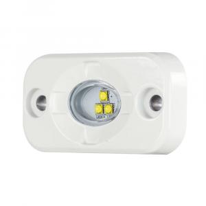 HEISE Marine Auxiliary Accent Lighting Pod - 1.5&quot; x 3&quot; - White/White [HE-ML1]