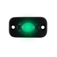 HEISE Auxiliary Accent Lighting Pod - 1.5&quot; x 3&quot; - Black/Green [HE-TL1G]