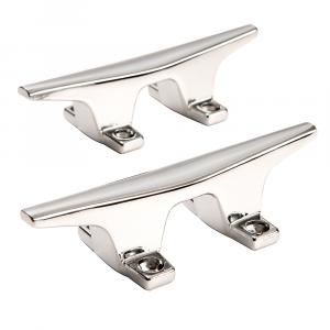 Attwood ZAMAK Chrome Plated Zinc Cleats - Pair - 4-1/2&quot; [6244-6]