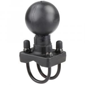 RAM Mount Double U-Bolt Base w/D Size 2.25&quot; Ball f/Rails 1.25&quot; - 1.5&quot; Diameter [RAM-D-235-1U]