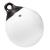 Taylor Made 18&quot; Tuff End Inflatable Vinyl Buoy - White [1149]