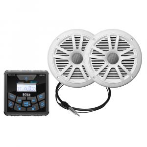 Boss Audio MCKGB450W.6 Marine Stereo  6.5&quot; Speaker Kit - White [MCKGB450W.6]