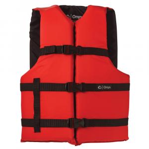 Onyx Nylon General Purpose Life Jacket - Adult Universal - Red [103000-100-004-12]