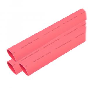 Ancor Heat Shrink Tubing 1&quot; x 3&quot; - Red - 3 Pieces [307603]