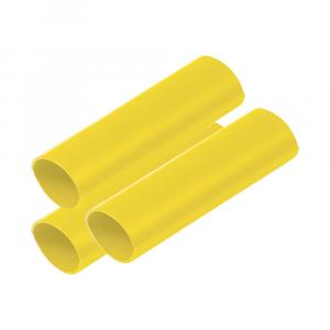 Ancor Battery Cable Adhesive Lined Heavy Wall Battery Cable Tubing (BCT) - 3/4&quot; x 12&quot; - Yellow - 3 Pieces [326924]