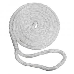 New England Ropes 3/8&quot; Double Braid Dock Line - White - 15 [C5050-12-00015]