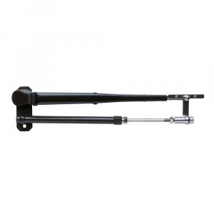 Marinco Wiper Arm Deluxe Black Stainless Steel Pantographic - 17&quot;-22&quot; Adjustable [33037A]
