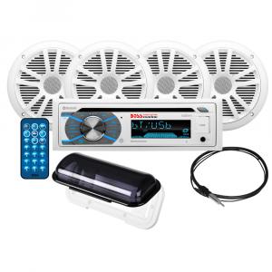 Boss Audio MCK508WB.64S Marine Stereo  2 Pairs of 6.5&quot; Speaker Kit - White [MCK508WB.64S]