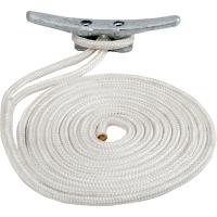 Sea-Dog Double Braided Nylon Dock Line - 1/2&quot; x 10 - White [302112010WH-1]