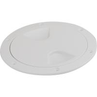 Sea-Dog Screw-Out Deck Plate - White - 4&quot; [335740-1]