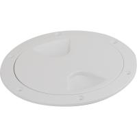 Sea-Dog Screw-Out Deck Plate - White - 5&quot; [335750-1]