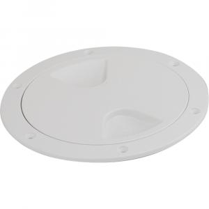 Sea-Dog Screw-Out Deck Plate - White - 6&quot; [335760-1]