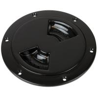 Sea-Dog Quarter-Turn Smooth Deck Plate w/Internal Collar - Black - 5&quot; [336355-1]