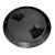 Sea-Dog Quarter-Turn Textured Deck Plate w/Internal Collar - Black - 6&quot; [336367-1]