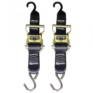 Attwood 15232-7 Quick-Release Transom Tie-Down Straps, Trailering