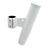 C.E. Smith Aluminum Vertical Clamp-On Rod Holder 1-2/3&quot; OD White Powdercoat w/Sleeve [53726]