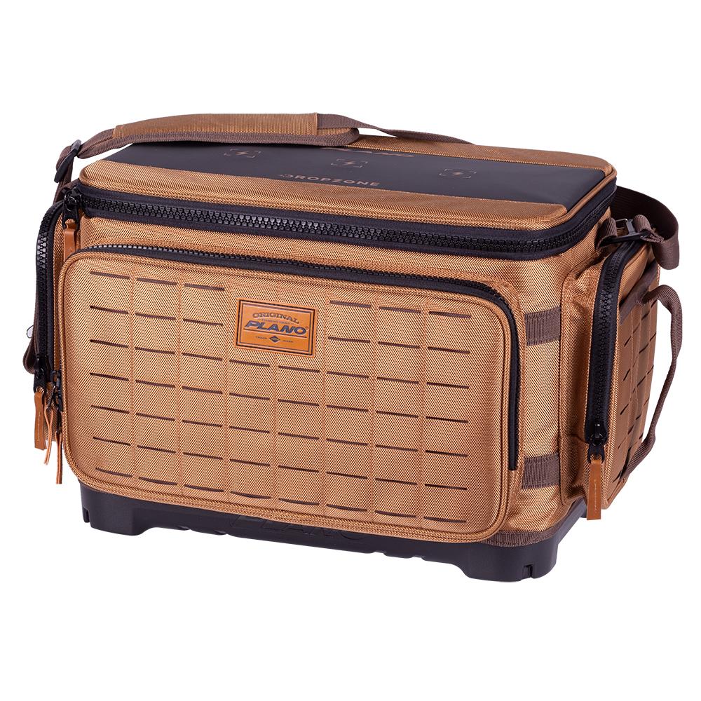Plano - Double-Sided 19-Compartment Satchel - Sandstone & Green
