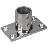 Sea-Dog Rail Base Fitting Rectangular Base 90 316 Stainless Steel - 1-7/8&quot; x 3-3/16&quot; - 1&quot; OD [281901-1]