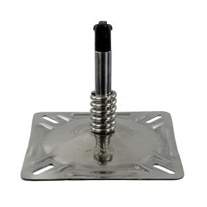 Springfield KingPin 7&quot; x 7&quot; Seat Mount w/Spring - Polished [1614201-PP]