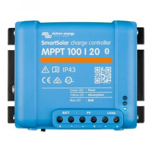 Victron SmartSolar MPPT 100/20 - Up to 48 VDC - UL Approved [SCC110020160R]