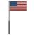 Mate Series Flag Pole - 36&quot; w/USA Flag [FP36USA]