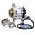 Balmar Alternator 100 AMP Kit 12V 3.15&quot; Dual Foot Saddle Single Vee Pulley Regulator  Temp Sensor [60-YP-MC-100-SV]
