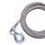 Powerwinch Cable 7/32&quot; x 50 Universal Premium Replacement w/Hook - Stainless Steel [P7185400AJ]