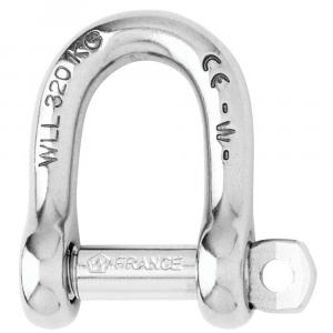 Wichard Self-Locking D Shackle - Diameter 5mm - 3/16&quot; [01202]